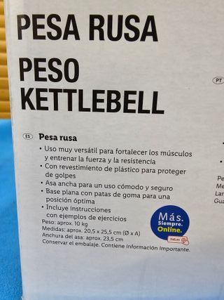 Mancuerna Rusa Crivit 10 kg