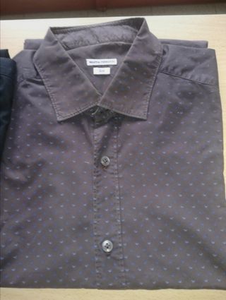 Set 2 camicia Sorbino nero Mastai Ferretti marrone