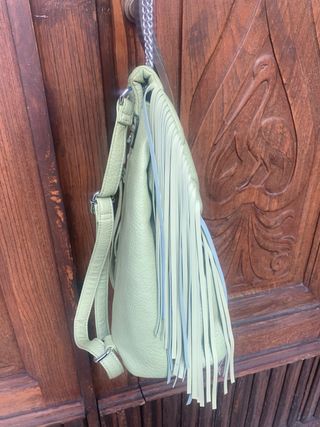 Zaino Donna con Frange e Doppia Tasca