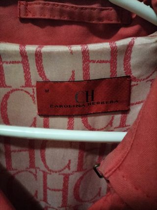 Gabardina CH Carolina Herrera Roja
