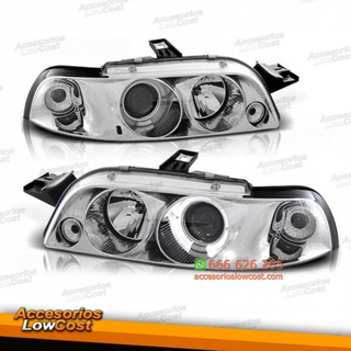 FAROS OJOS DE ANGEL FIAT PUNTO, 93-99, CRISTAL C