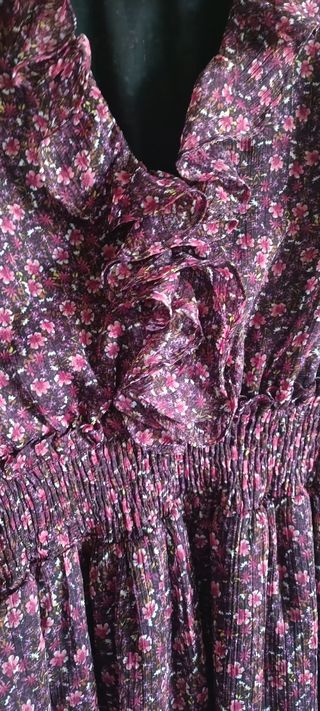 Vestito Zara Viola Floreale