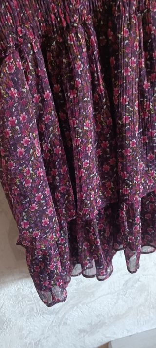 Vestito Zara Viola Floreale