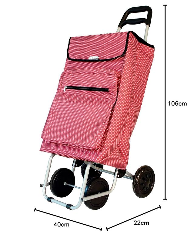 Carro de la compra Amig 4 ruedas oscuro