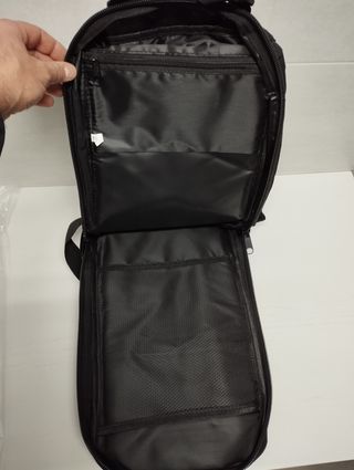 Mochila Táctica 25L Negra Nueva-MOLLE