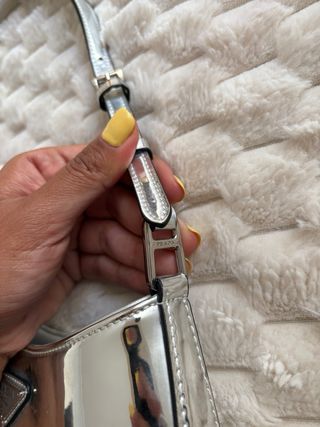 Bolso TIPO Prada Cleo Plateado