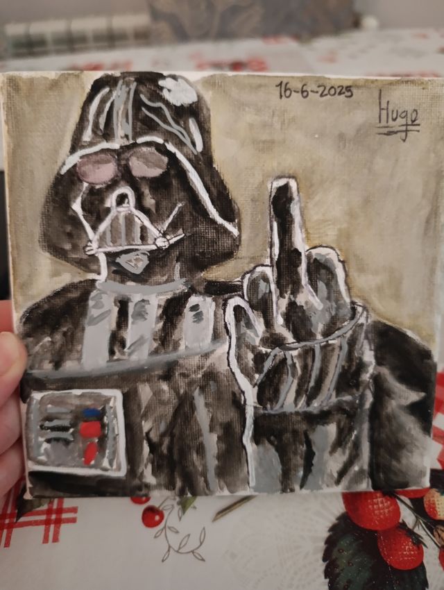 Lienzo Darth Vader Fuck You
