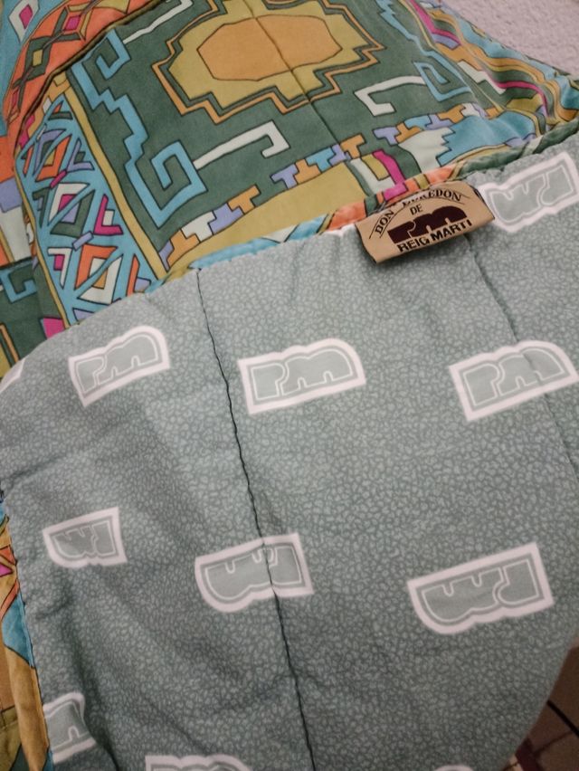 Edredón estampado multicolor