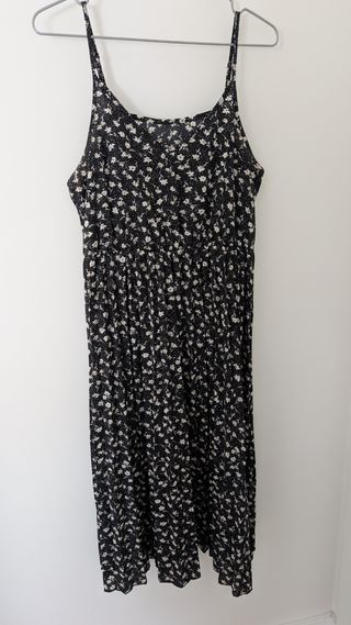 Vestido Midi SheIn Flores