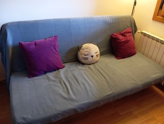 Sofá Cama Gris (cama de matrimonio)
