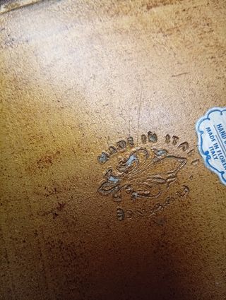 Vassoio fiorentino antico decorato