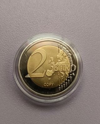 🇲🇨 Mónaco 2007 Grace Kelly 2€ euros moneda COPIA