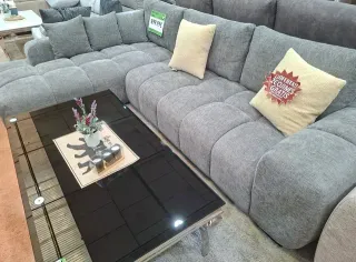 Sofá chaise longue gris oportunidad