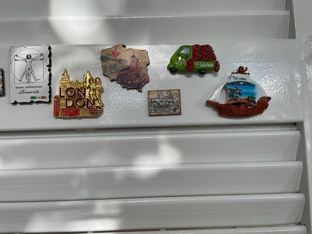 Collezione magneti frigo