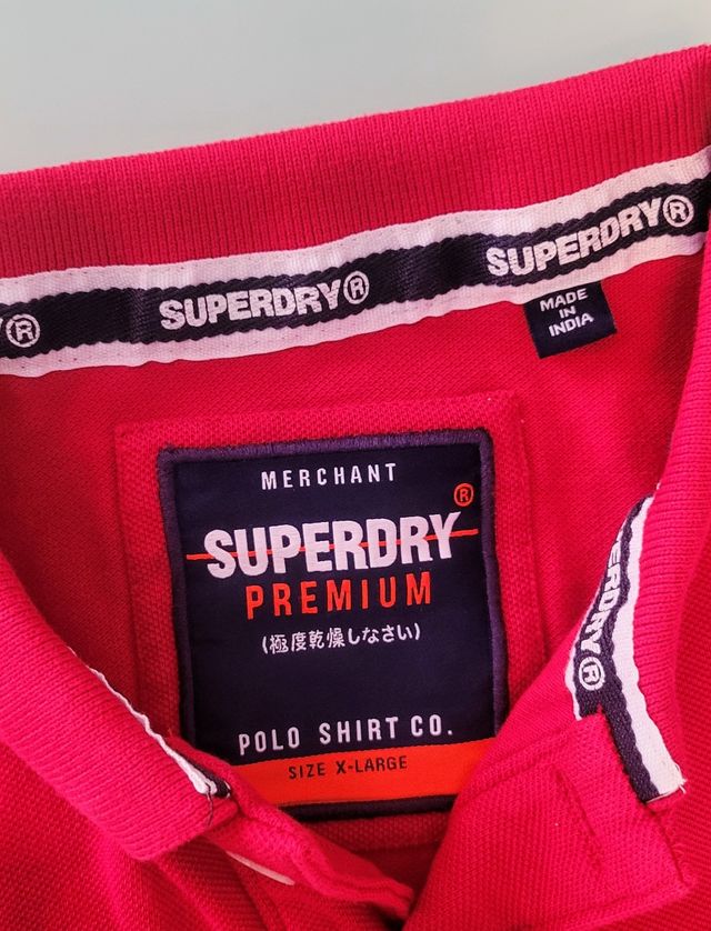 Polo Superdry Rojo