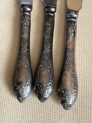 Set 6 coltelli da tavola con lame in acciaio