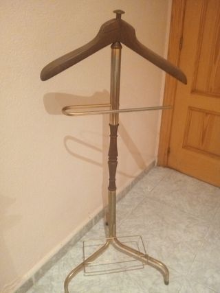 Perchero de pie madera y metal