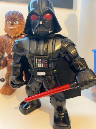 Muñecos Star Wars Darth Vader y Chewbacca