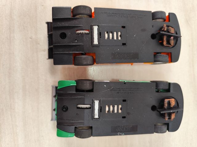 Lote 2 coches Scalextric Compac Audi y Mercedes