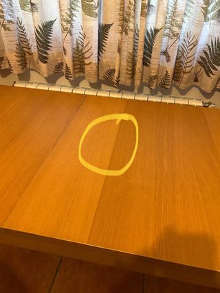 Mesa de comedor de madera extensible