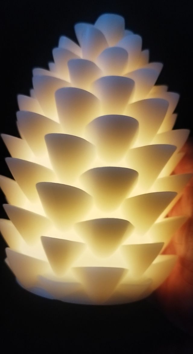 Vela LED Piña Decorativa