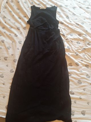 Vestito lungo maglina nero