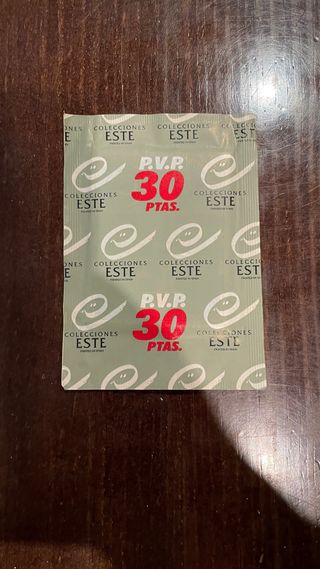 Sobre cromos Liga Este 96-97 sin abrir