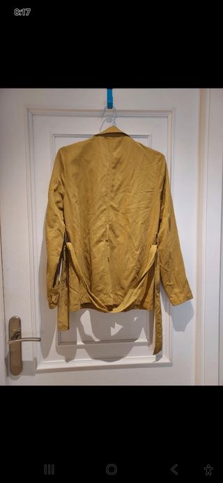 Trench Vila mostaza Talla XS Nuevo con Etiquetas