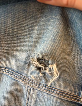 Cazadora tejana vaquera