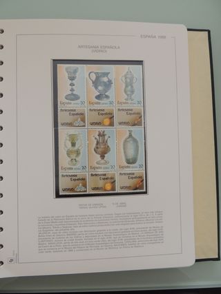 Colección Sellos España FM verde 1975-1990