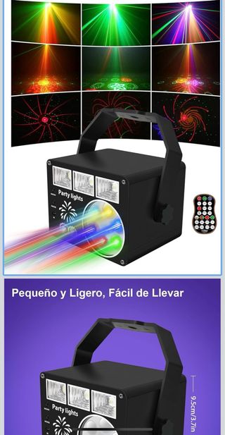 Luz de discoteca láser para fiestas