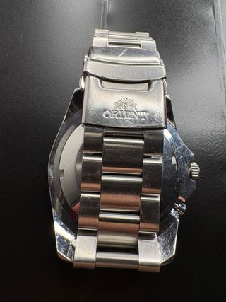 Reloj Orient Automático Azul y Plateado