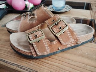 Sandalias Springfield Marrón Mujer