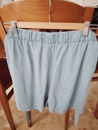 Shorts vaqueros mujer con cinturón
