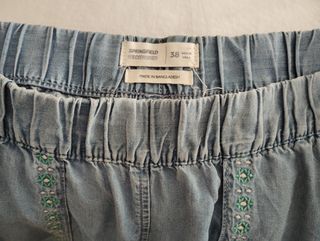 Shorts vaqueros mujer con cinturón