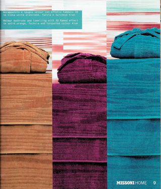 Asciugamano Missoni Kian 70x115cm Viola,