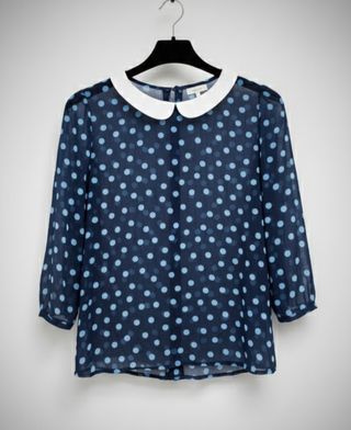 Blusa lunares Bershka Talla S