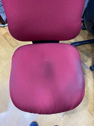 Silla de oficina granate