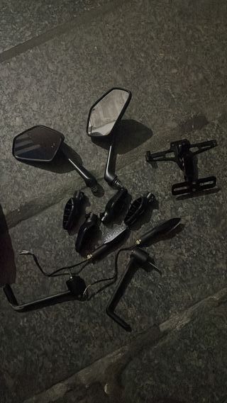 Retrovisores Moto con Intermitentes LED