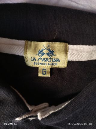 Polo La Martina Uomo Nero