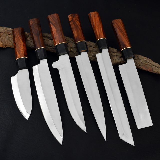 Set Coltelli da cucina fatti a mano