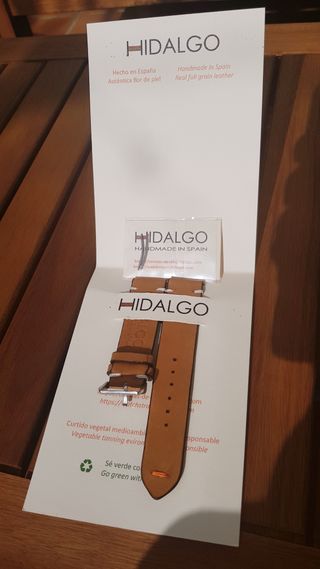 Correa de reloj Hidalgo piel ocre 22/20mm