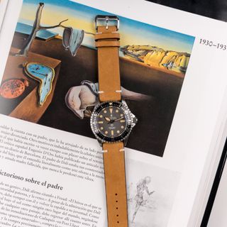 Correa de reloj Hidalgo piel ocre 22/20mm