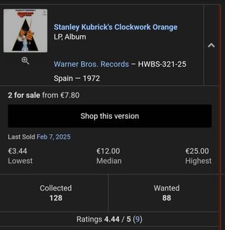 LP-"La Naranja Mecánica", B.S.O. (1972)