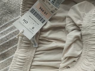 Pantalón corto blanco talla S contiene etiqueta au