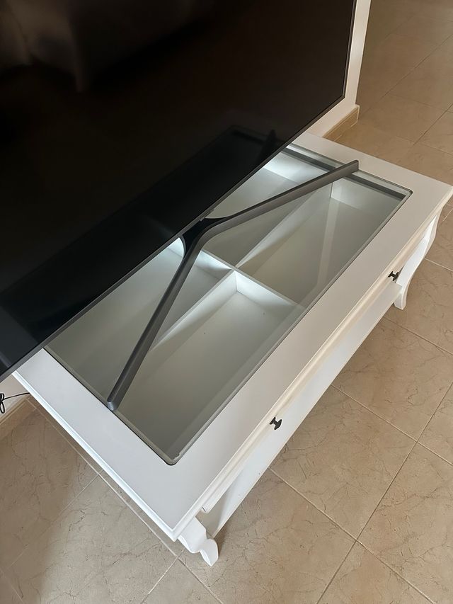 Mesita de salón con cajón y balda