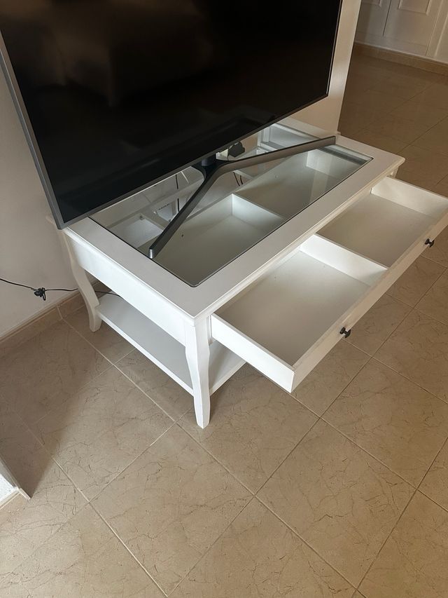 Mesita de salón con cajón y balda