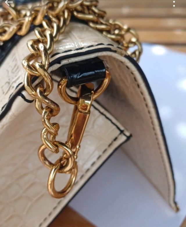 Borsa Guess Vintage Beige e Nera