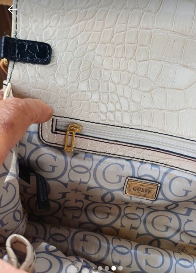 Borsa Guess Vintage Beige e Nera