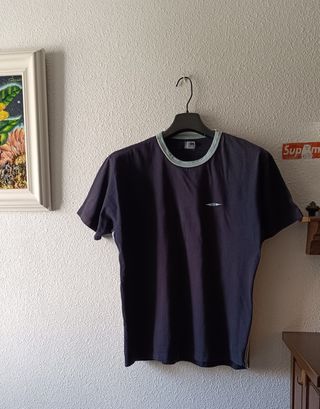 Camiseta azul marino con rayas Talla L/XL